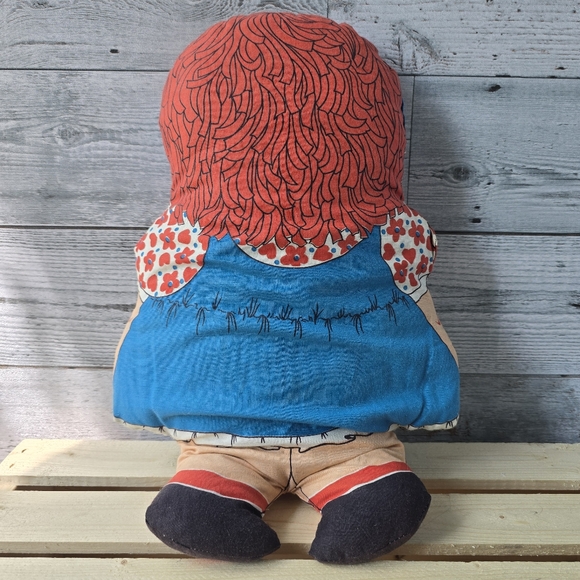 Vintage Raggedy Ann Plush Doll 15" - Picture 7 of 11